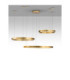 Motif Integrated LED Pendant Ceiling Light Brass Gold Triac Dimmable LED 110W 6160lm-3