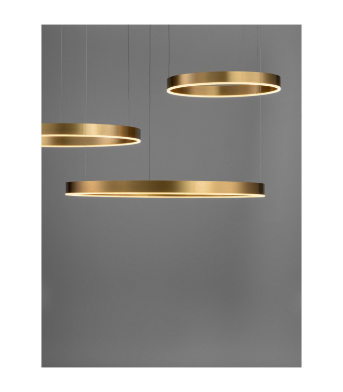 Motif Integrated LED Pendant Ceiling Light Brass Gold Triac Dimmable LED 110W 6160lm-4