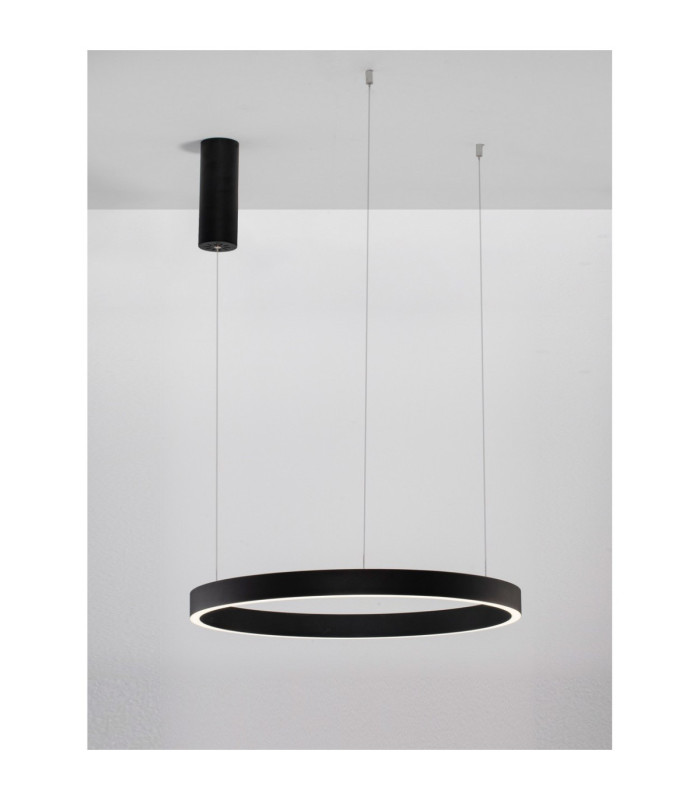 Elowen Integrated LED Pendant Ceiling Light Sandy Black Triac Dimmable LED 60W 2552lm 3000K-4