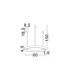 Elowen Integrated LED Pendant Ceiling Light Sandy Black Triac Dimmable LED 60W 2552lm 3000K-6