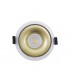 LED Recessed Round Downlight, White/Gold, 25 deg. Beam Angle, 780lm, 4000K, IP20, DRIVER NOT INC. - 5