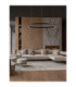 Elowen Integrated LED Pendant Ceiling Light Sandy Black Triac Dimmable LED 106W 4899lm 3000K-2