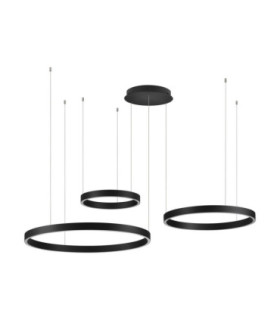 Elowen Integrated LED Pendant Ceiling Light Sandy Black Triac Dimmable LED 181W 8891lm 3000K-1