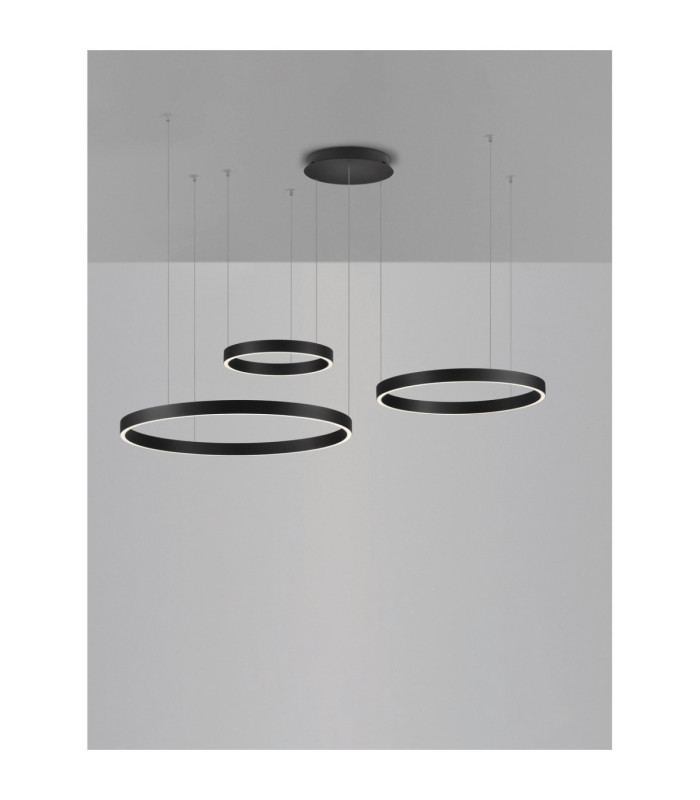 Elowen Integrated LED Pendant Ceiling Light Sandy Black Triac Dimmable LED 181W 8891lm 3000K-4