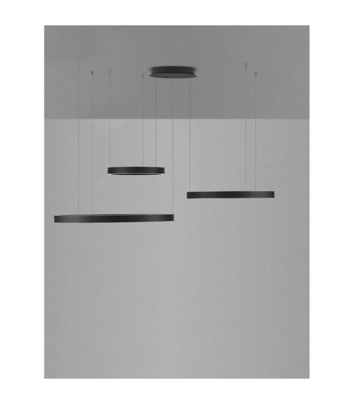 Elowen Integrated LED Pendant Ceiling Light Sandy Black Triac Dimmable LED 181W 8891lm 3000K-5