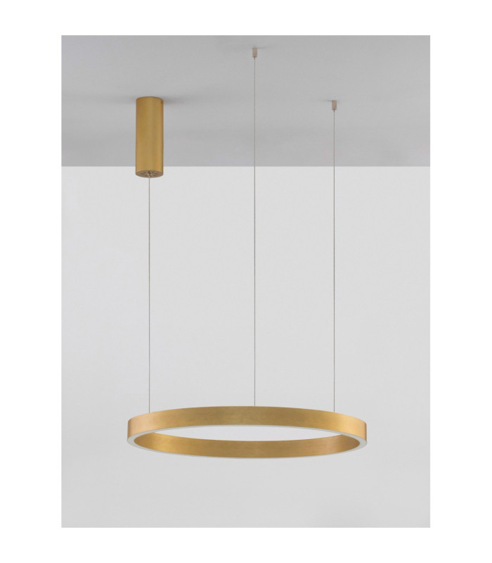 Elowen Integrated LED Pendant Ceiling Light Brushed Gold Triac Dimmable LED 60W 2552lm 3000K-3