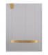 Elowen Integrated LED Pendant Ceiling Light Brushed Gold Triac Dimmable LED 60W 2552lm 3000K-5