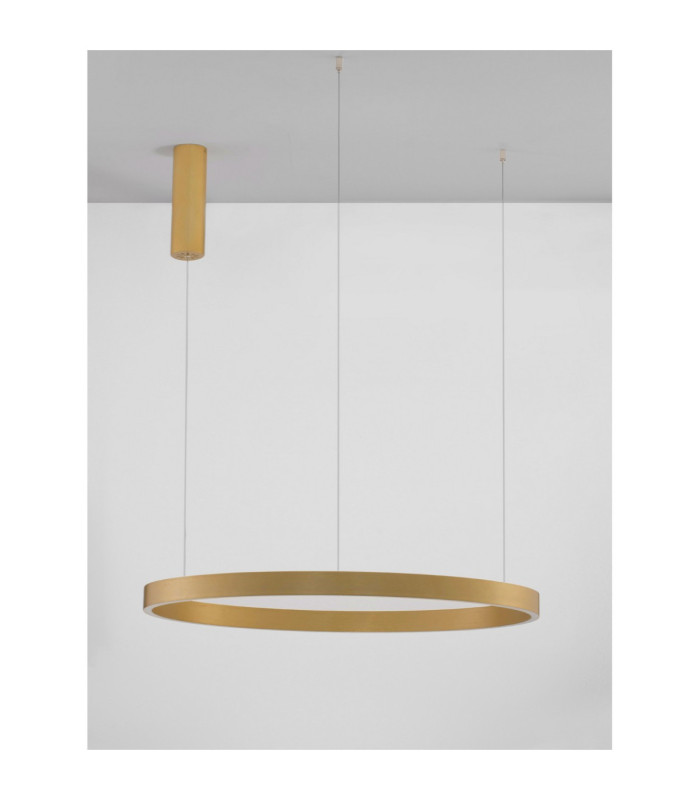 Elowen Integrated LED Pendant Ceiling Light Brushed Gold Triac Dimmable LED 77W 3326lm 3000K-3