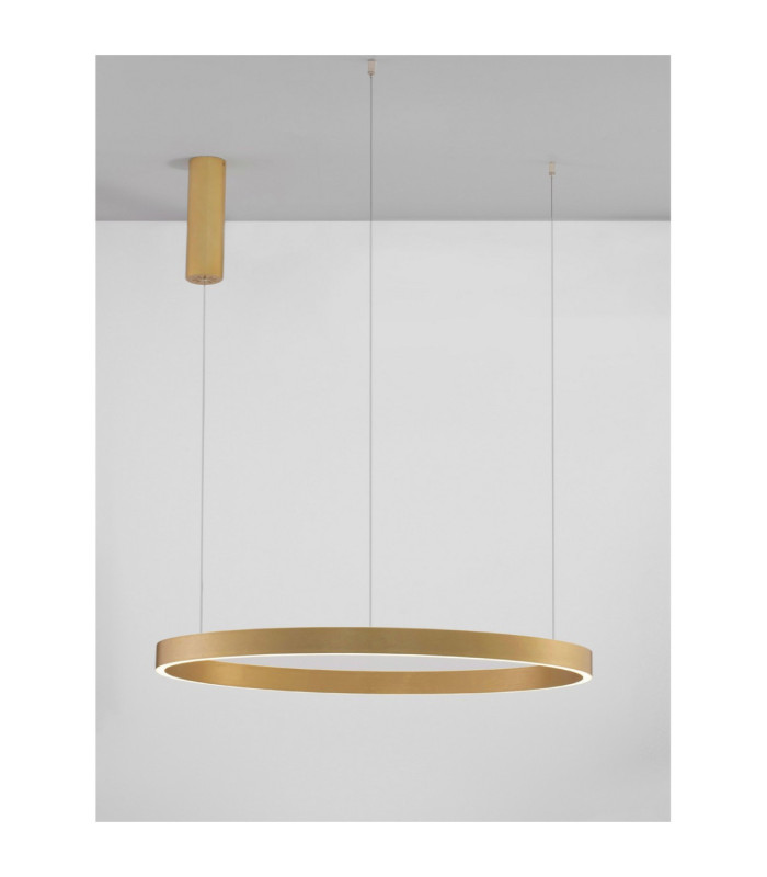 Elowen Integrated LED Pendant Ceiling Light Brushed Gold Triac Dimmable LED 77W 3326lm 3000K-4