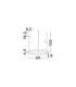 Elowen Integrated LED Pendant Ceiling Light Brushed Gold Triac Dimmable LED 77W 3326lm 3000K-7