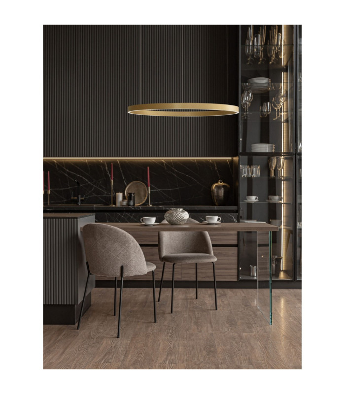 Elowen Integrated LED Pendant Ceiling Light Brushed Gold Triac Dimmable LED 106W 4899lm 3000K-2