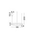 Elowen Integrated LED Pendant Ceiling Light Brushed Gold Triac Dimmable LED 106W 4899lm 3000K-7