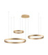 Elowen Integrated LED Pendant Ceiling Light Brushed Gold Triac Dimmable LED 181W 8891lm 3000K-1