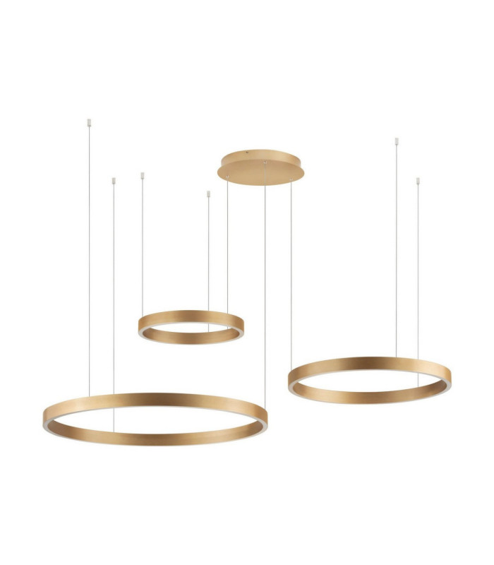 Elowen Integrated LED Pendant Ceiling Light Brushed Gold Triac Dimmable LED 181W 8891lm 3000K-1