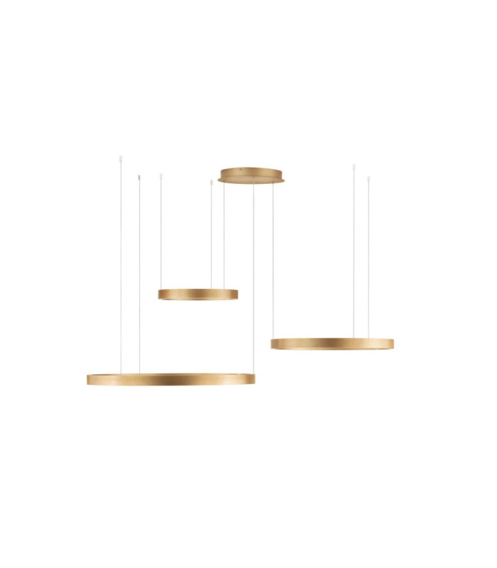 Elowen Integrated LED Pendant Ceiling Light Brushed Gold Triac Dimmable LED 181W 8891lm 3000K-3