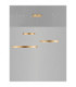 Elowen Integrated LED Pendant Ceiling Light Brushed Gold Triac Dimmable LED 181W 8891lm 3000K-5