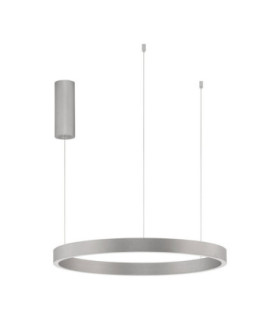 Elowen Integrated LED Pendant Ceiling Light Brushed Silver Triac Dimmable LED 60W 2552lm 3000K-1