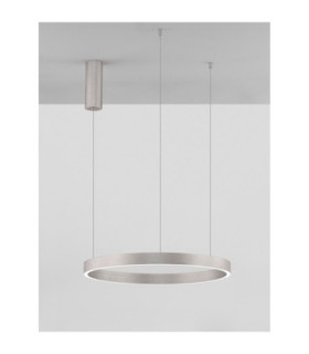 Elowen Integrated LED Pendant Ceiling Light Brushed Silver Triac Dimmable LED 60W 2552lm 3000K-2