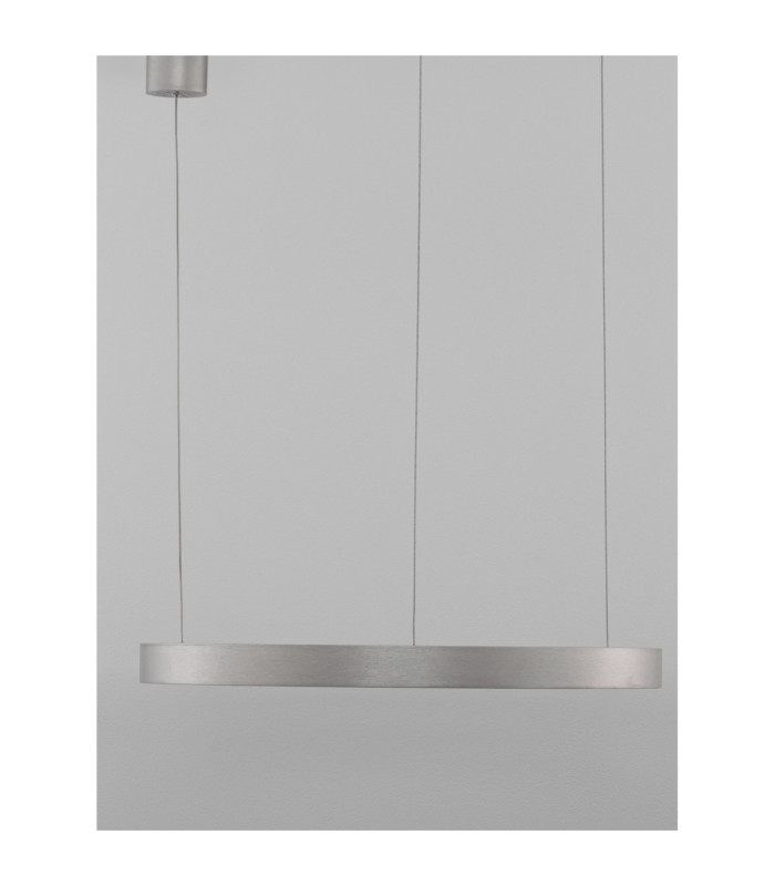 Elowen Integrated LED Pendant Ceiling Light Brushed Silver Triac Dimmable LED 60W 2552lm 3000K-5