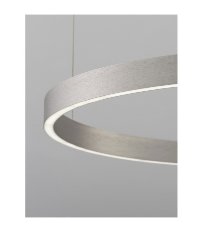 Elowen Integrated LED Pendant Ceiling Light Brushed Silver Triac Dimmable LED 77W 3326lm 3000K-4