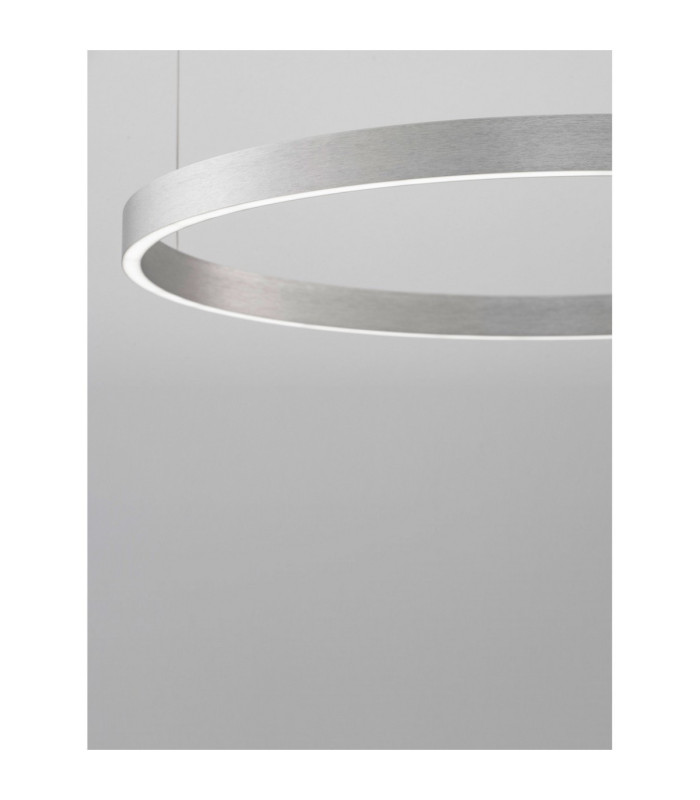 Elowen Integrated LED Pendant Ceiling Light Brushed Silver Triac Dimmable LED 77W 3326lm 3000K-5