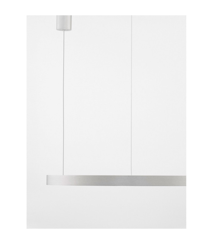 Elowen Integrated LED Pendant Ceiling Light Brushed Silver Triac Dimmable LED 77W 3326lm 3000K-6