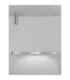 Elowen Integrated LED Pendant Ceiling Light Brushed Silver Triac Dimmable LED 106W 4899lm 3000K-4
