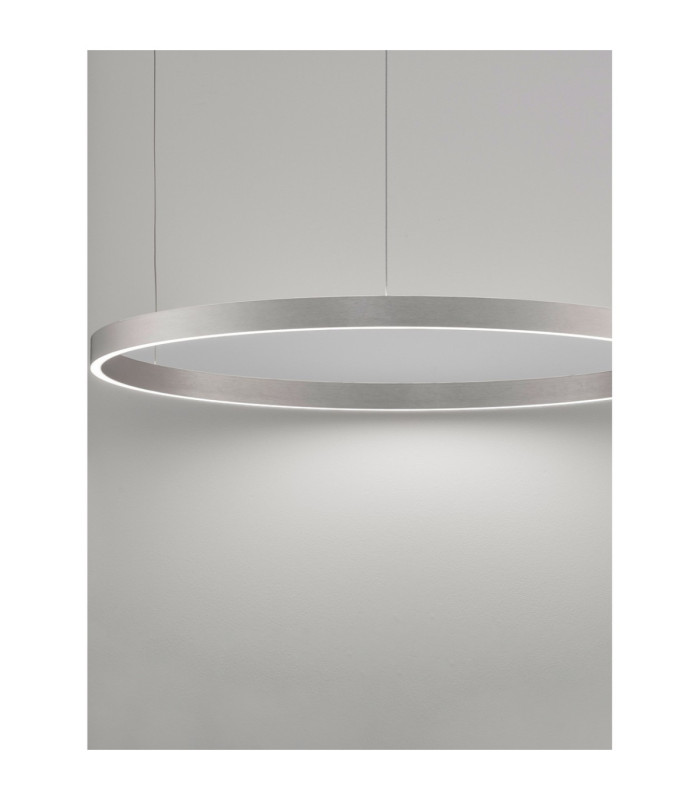 Elowen Integrated LED Pendant Ceiling Light Brushed Silver Triac Dimmable LED 106W 4899lm 3000K-5