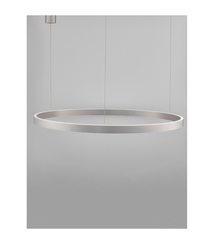 Elowen Integrated LED Pendant Ceiling Light Brushed Silver Triac Dimmable LED 106W 4899lm 3000K-6