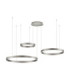 Elowen Integrated LED Pendant Ceiling Light Brushed Silver Triac Dimmable LED 181W 8899lm 3000K-1