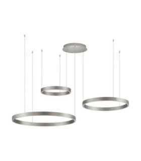 Elowen Integrated LED Pendant Ceiling Light Brushed Silver Triac Dimmable LED 181W 8899lm 3000K-1