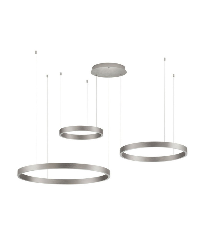 Elowen Integrated LED Pendant Ceiling Light Brushed Silver Triac Dimmable LED 181W 8899lm 3000K-1