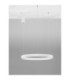 Elowen Integrated LED Pendant Ceiling Light Sandy White Triac Dimmable LED 60W 2552lm 3000K-3