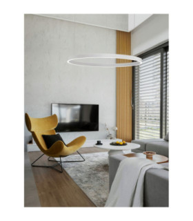 Elowen Integrated LED Pendant Ceiling Light Sandy White Triac Dimmable LED 106W 4899lm 3000K-2