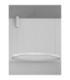 Elowen Integrated LED Pendant Ceiling Light Sandy White Triac Dimmable LED 106W 4899lm 3000K-3