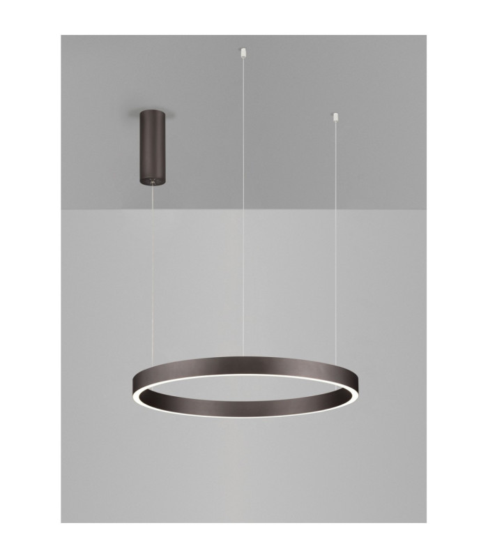 Elowen Integrated LED Pendant Ceiling Light Brushed Brown Coffee Triac Dimmable LED 60W 2552lm 3000K-2