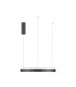 Elowen Integrated LED Pendant Ceiling Light Brushed Brown Coffee Triac Dimmable LED 60W 2552lm 3000K-3