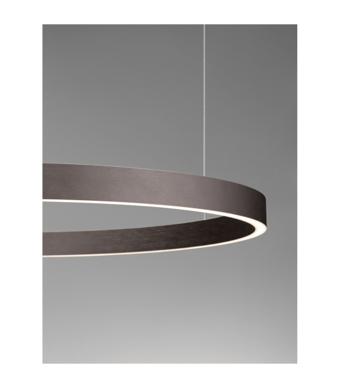Elowen Integrated LED Pendant Ceiling Light Brushed Brown Coffee Triac Dimmable LED 77W 3326lm 3000K-6