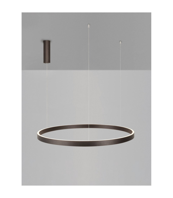 Elowen Integrated LED Pendant Ceiling Light Brushed Brown Coffee Triac Dimmable LED 106W 4899lm 3000K-7