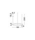 Elowen Integrated LED Pendant Ceiling Light Brushed Brown Coffee Triac Dimmable LED 106W 4899lm 3000K-8