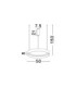 Lumia Integrated LED Pendant Ceiling Light Sandy White Triac Dimmable LED 39W 1521lm 2700-3000-4000K CCT-7