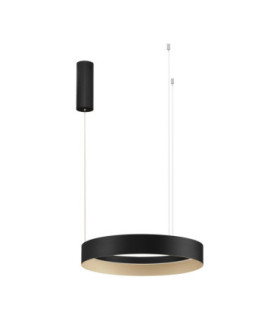 Lumia Integrated LED Pendant Ceiling Light Sandy Black Champagne Gold Triac Dimmable LED 39W 1521lm 2700-3000-4000K CCT-1