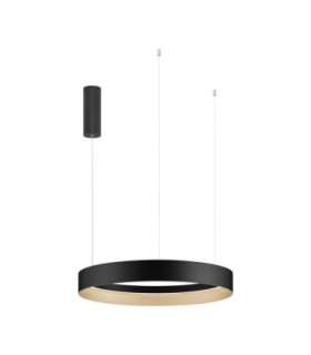 Lumia Integrated LED Pendant Ceiling Light Sandy Black Champagne Gold Triac Dimmable LED 48W 2101lm 2700-3000-4000K CCT-1
