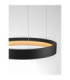 Lumia Integrated LED Pendant Ceiling Light Sandy Black Champagne Gold Triac Dimmable LED 48W 2101lm 2700-3000-4000K CCT-5
