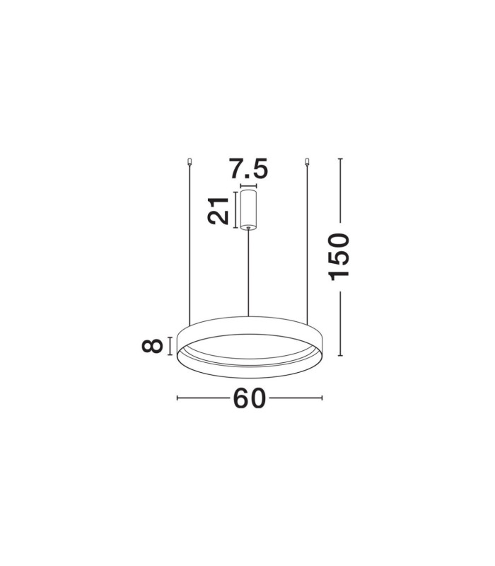 Lumia Integrated LED Pendant Ceiling Light Sandy Black Champagne Gold Triac Dimmable LED 48W 2101lm 2700-3000-4000K CCT-7