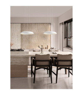 Epos Dome Pendant Ceiling Light Sandy White Triac Dimmable LED 24W 1208lm 2700-3000-4000K CCT-2