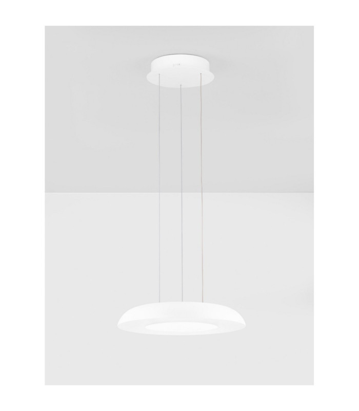 Epos Dome Pendant Ceiling Light Sandy White Triac Dimmable LED 24W 1208lm 2700-3000-4000K CCT-3