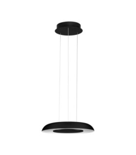 Epos Dome Pendant Ceiling Light Sandy Black White Triac Dimmable LED 24W 1208lm 2700-3000-4000K CCT-1