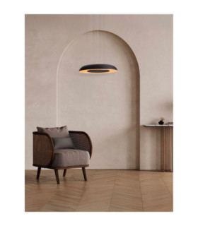 Epos Dome Pendant Ceiling Light Sandy Black White Triac Dimmable LED 24W 1208lm 2700-3000-4000K CCT-2