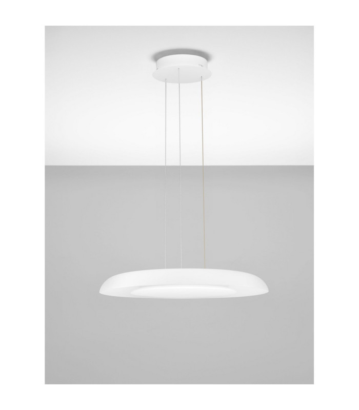 Epos Dome Pendant Ceiling Light Sandy White Triac Dimmable LED 38W 2100lm 2700-3000-4000K CCT-3